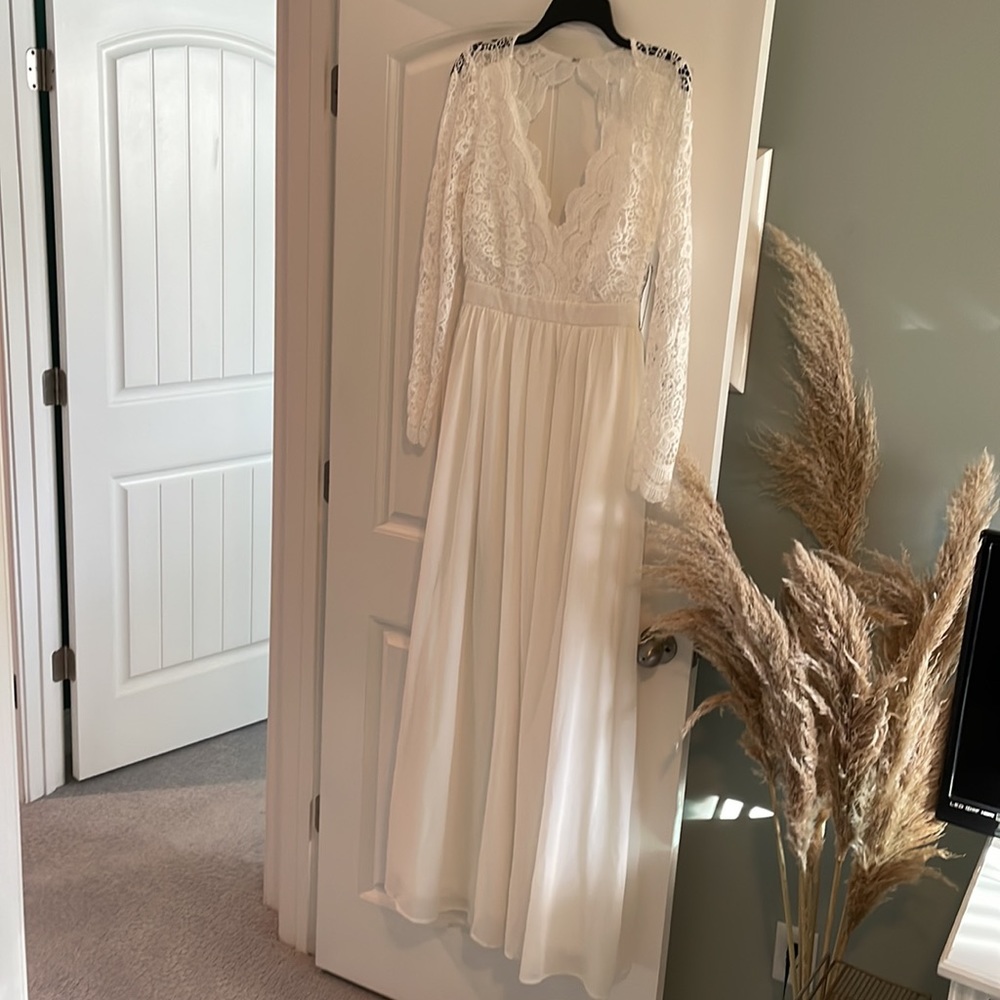 White dress